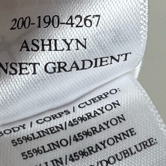 RAILS Ashlyn Sunset Gradient Midi Dress in Multi Water Color Size S - Picture 3 of 7